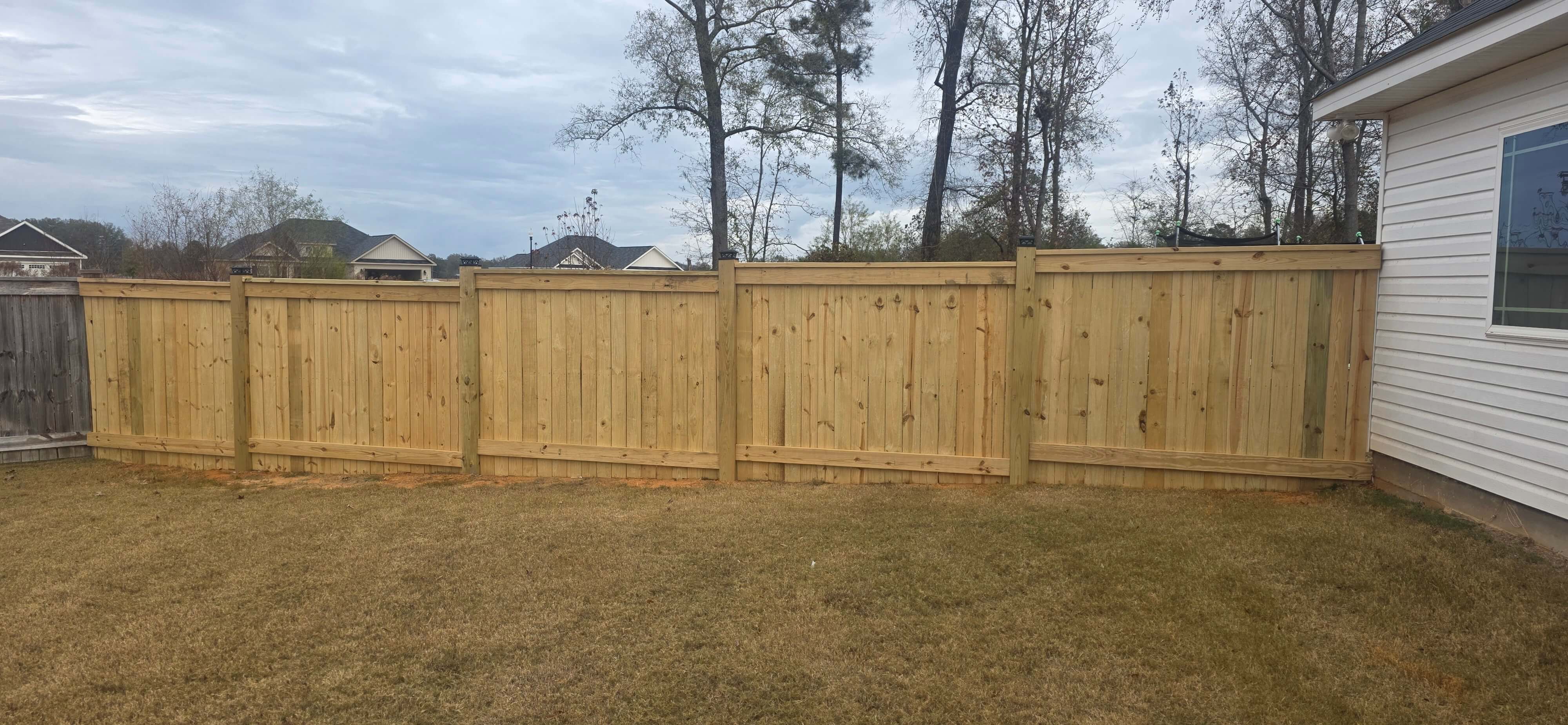 Chain link fence project